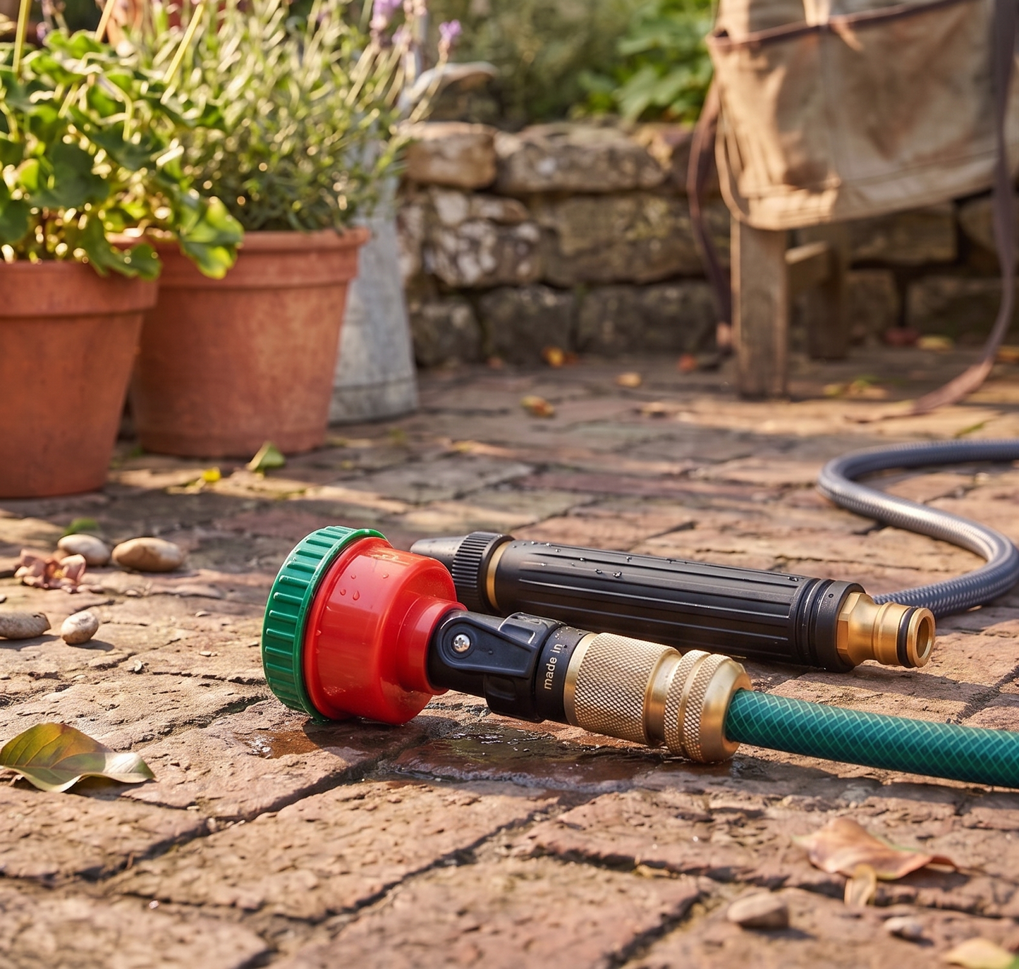 Multi-Pattern Hose Nozzle 💦 | Easy Control for Watering and Cleaning