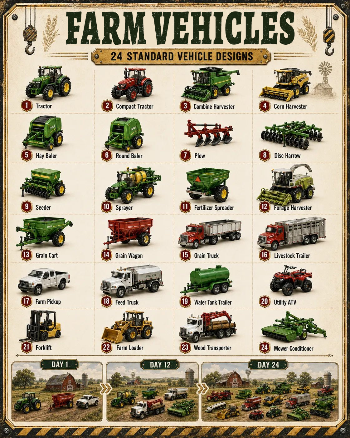 🚒Build the Fleet Collection 24-Day Vehicle Advent Calendar Series | ✨A New Adventure Every Morning