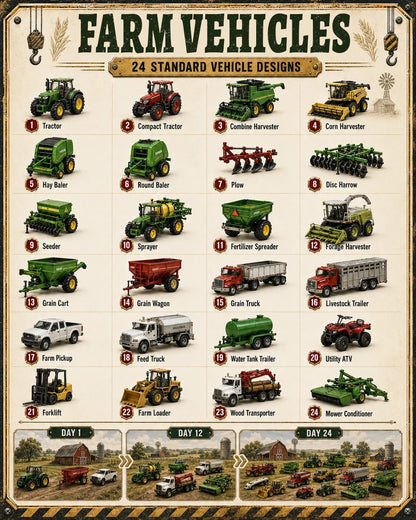 🚒Build the Fleet Collection 24-Day Vehicle Advent Calendar Series | ✨A New Adventure Every Morning