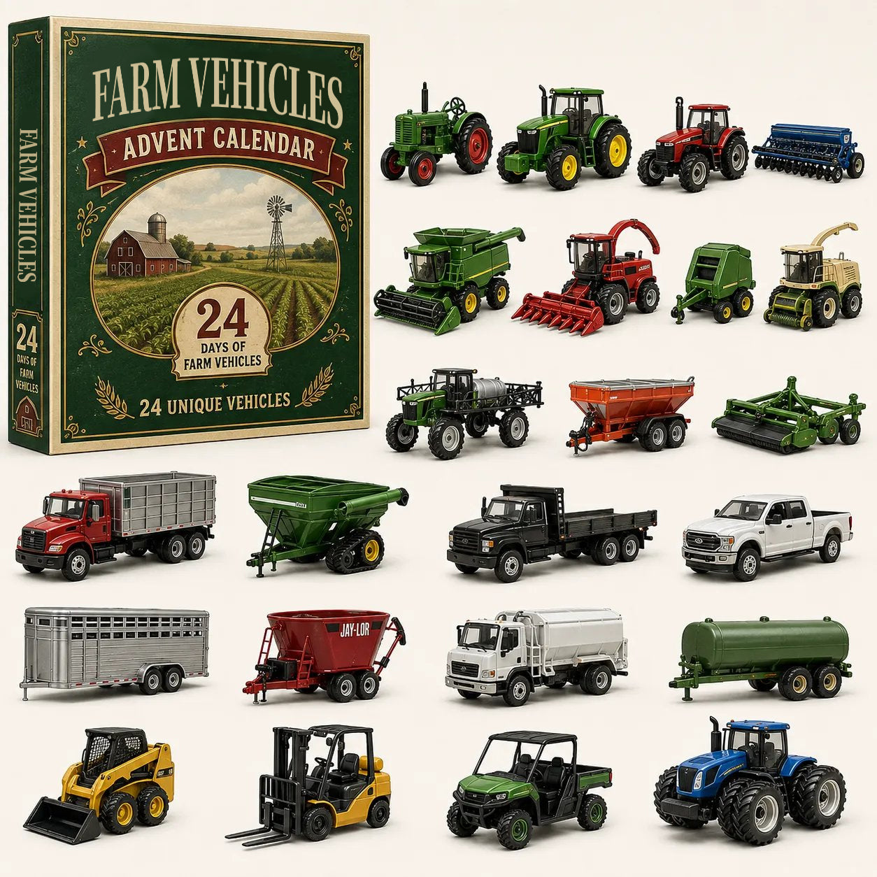 🚒Build the Fleet Collection 24-Day Vehicle Advent Calendar Series | ✨A New Adventure Every Morning