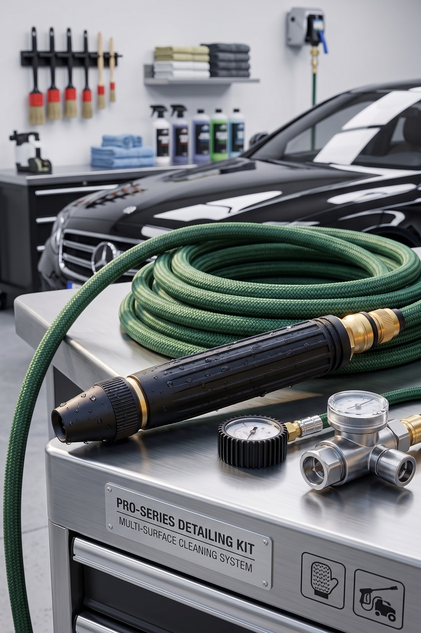 Multi-Pattern Hose Nozzle 💦 | Easy Control for Watering and Cleaning