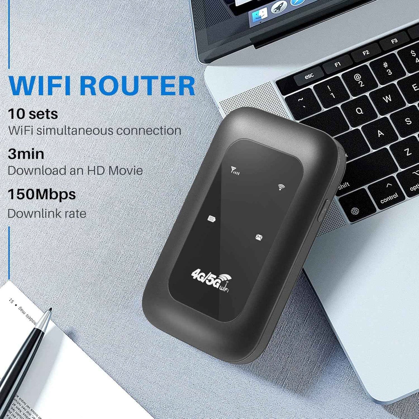 📶⚡Pocket WiFi 6 — Ready in Seconds No Setup. No Hassle. Just Connect.