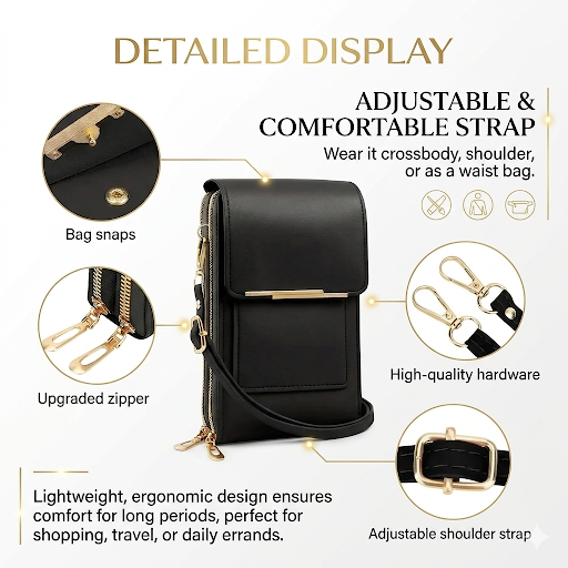 Fashion Touchscreen Phone Wallet 💃📲 — Style on the Move