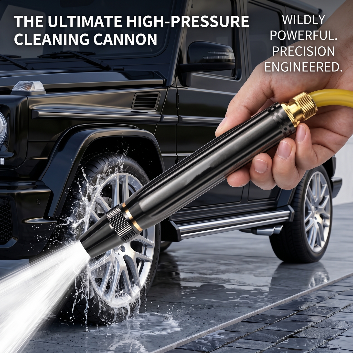 Multi-Pattern Hose Nozzle 💦 | Easy Control for Watering and Cleaning
