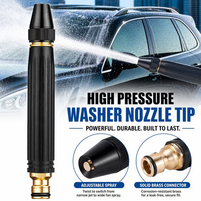 Multi-Pattern Hose Nozzle 💦 | Easy Control for Watering and Cleaning