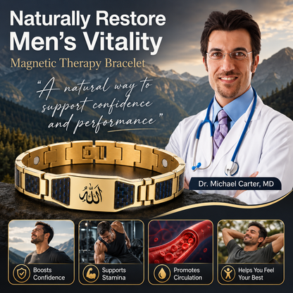 🔥💪Men’s Strength & Vitality Bracelet💯💌Upgrade Your Energy, Style, and Confidence