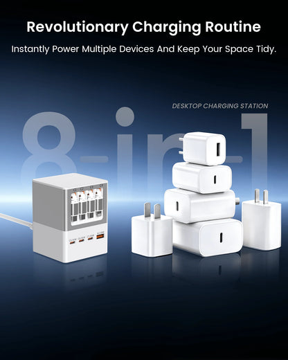 ⚡ Node 110W GaN Desktop Charger – High-Speed Multi-Port Charging Station