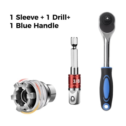 🔥 49% Off Now—Hot Sale in Progress! ⚡ Upgraded Multifunctional Adjustable Universal Socket Wrench—The Repair Master’s Essential Tool