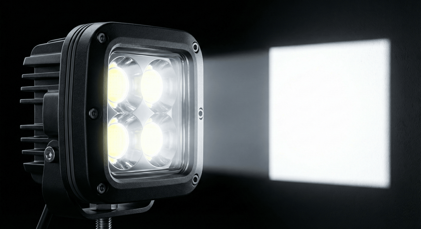 Motorized Remote Control Laser LED Searchlight