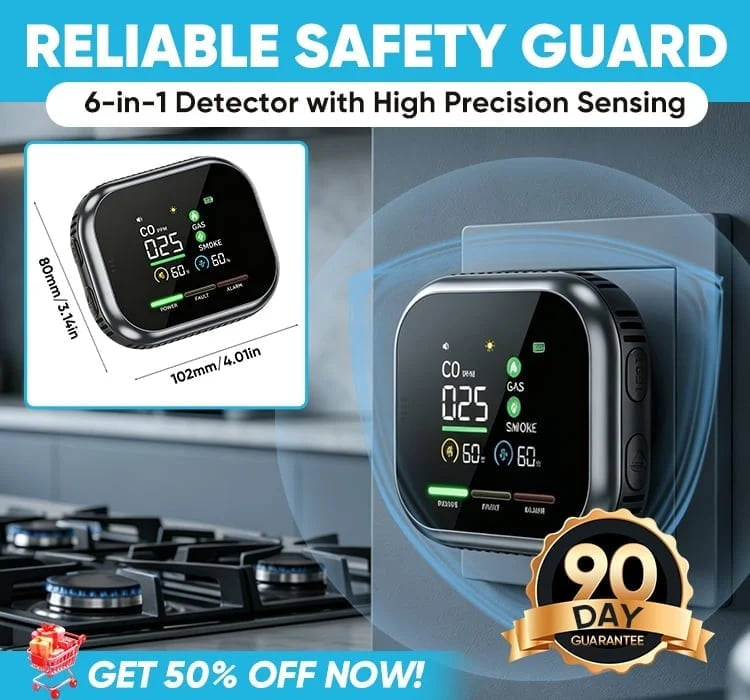 🔥 49% Off Now—Hot Sale in Progress! ⚡6-in-1 Combustible Gas Detector