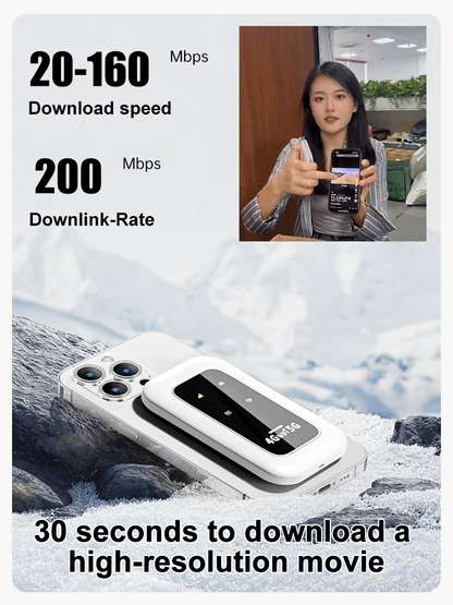 📶⚡Pocket WiFi 6 — Ready in Seconds No Setup. No Hassle. Just Connect.