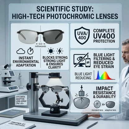 🕶️High-Tech Smart Glasses: Featuring infrared see-through capabilities, UV and blue light protection, and anti-glare/anti-reflective properties. They are dustproof and windproof, with impact-resistant, shatterproof lenses. Designed to help correct myopia